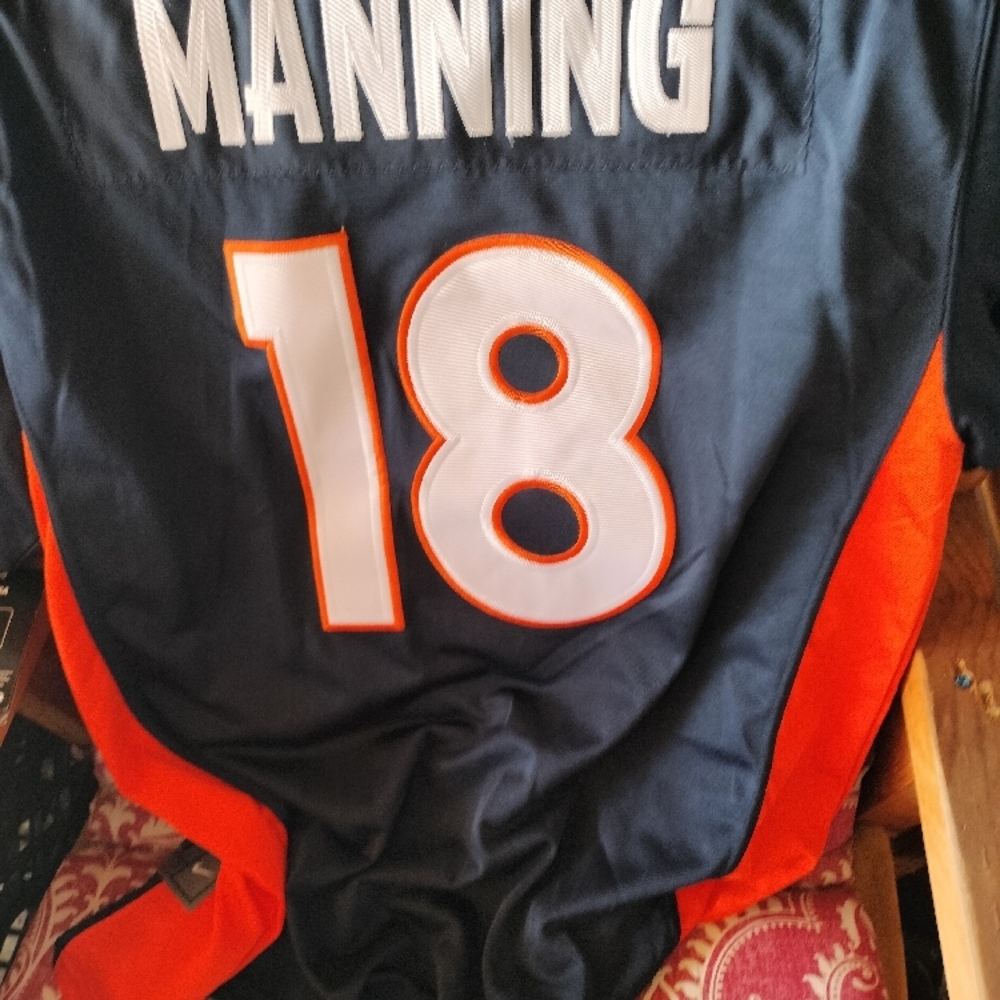 Nike Manning 18 Jersey - Navy and Orange
